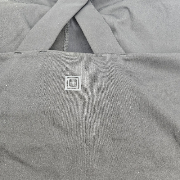 5.11 Black PT-R Max Effort Crop Long Line Sports Bra Athletic Top Size Xl New - Picture 5 of 7